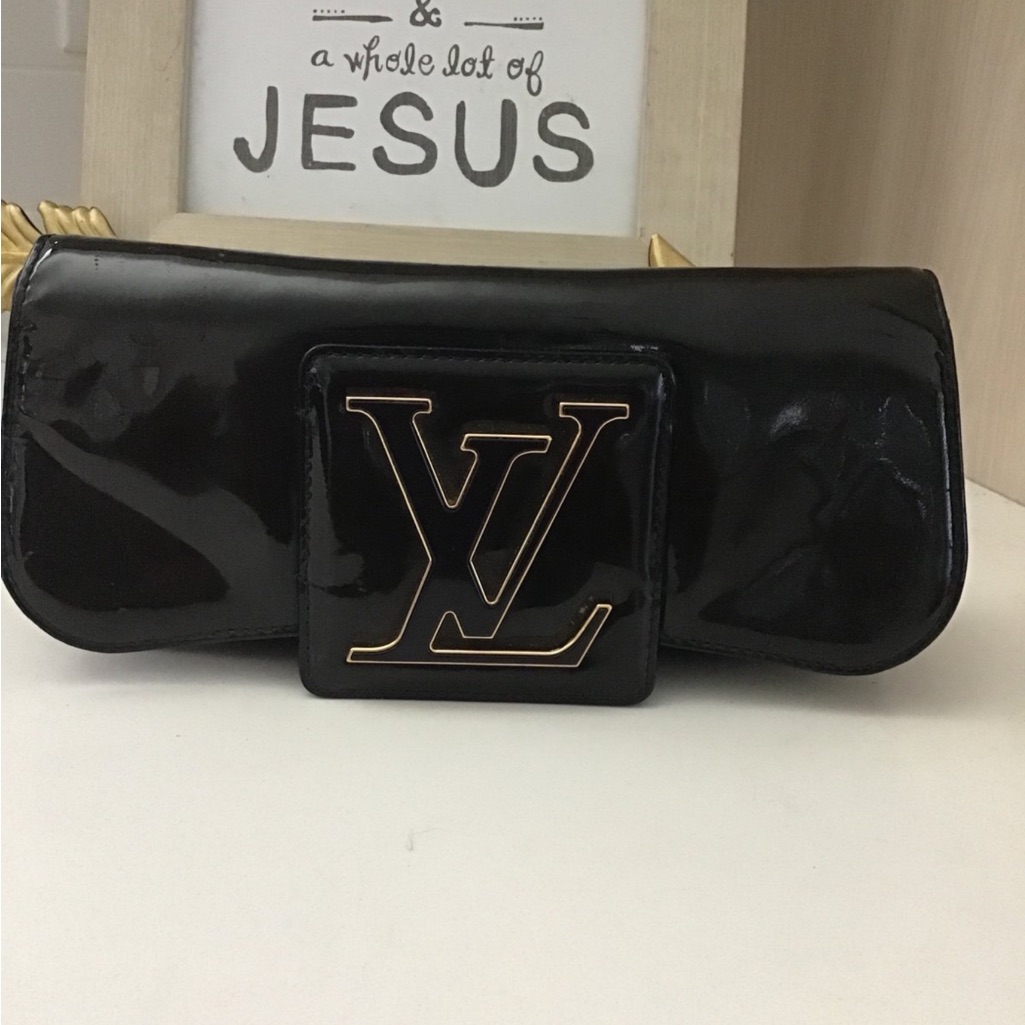 Louis Vuitton Black Sobe Clutch Bag